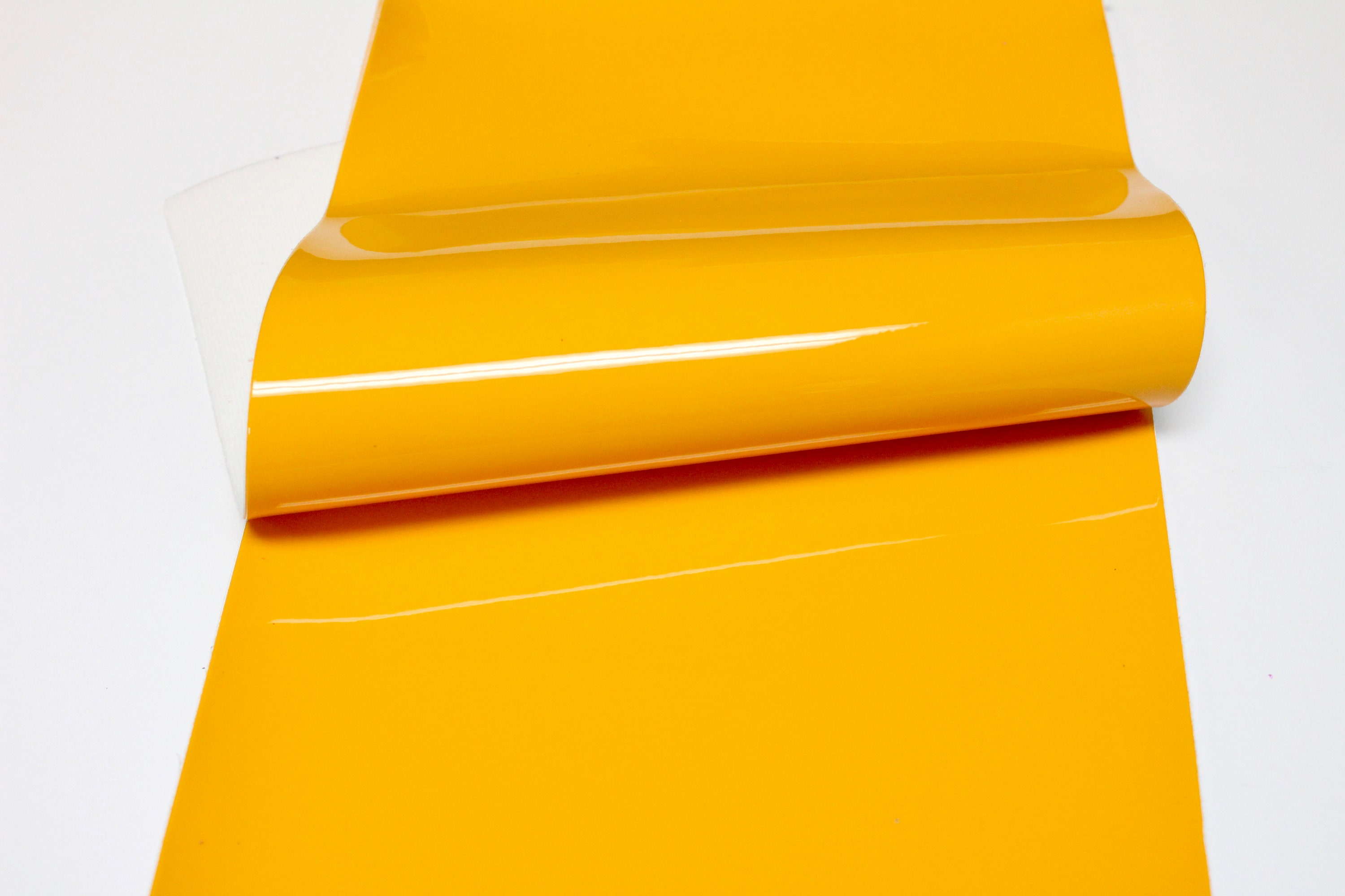 GLOSSY MUSTARD YELLOW Faux Leather Sheets Patent Leather Etsy