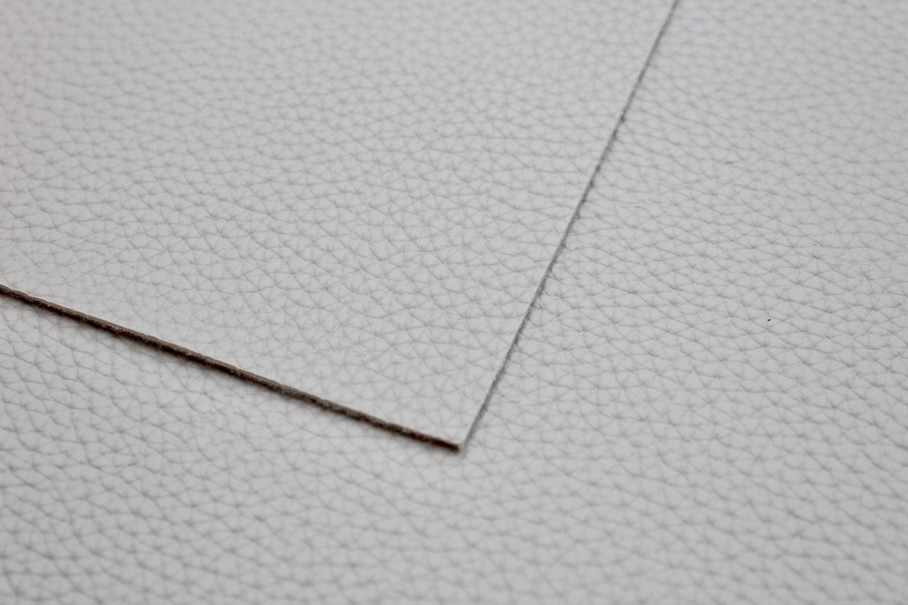 LIGHT GRAY Faux Leather Sheets Gray Pebble Grain Leather Etsy