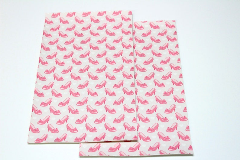 Princess Baby Girl Leather Fabric Sheet CLOSEOUT: PINK HEELS Faux Leather Sheets Leather for Hair Bows /& Earrings Pink Love heart