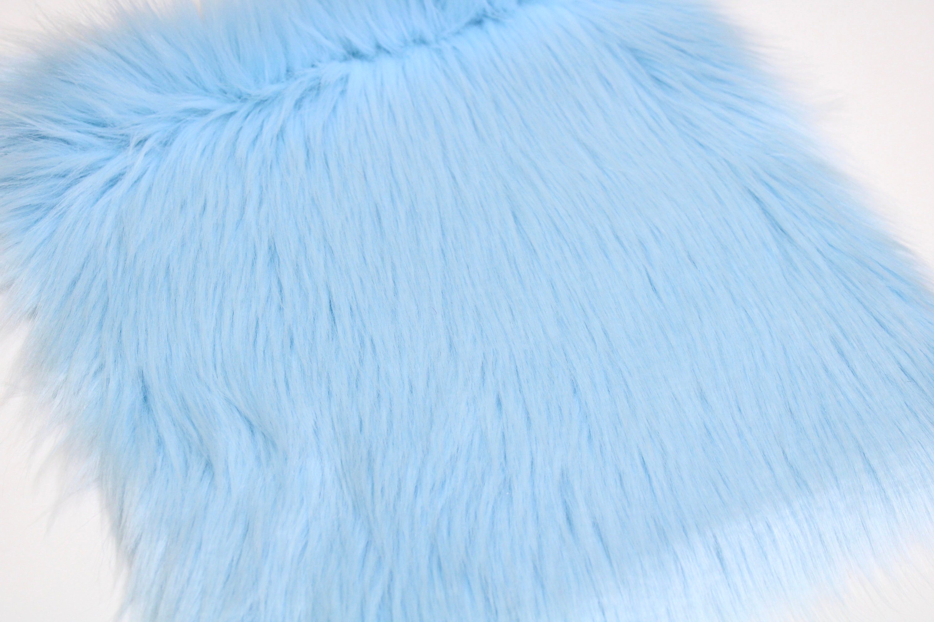 BABY BLUE Faux Fur 2 Pile Faux Fur Fabric Fur Fabric Etsy
