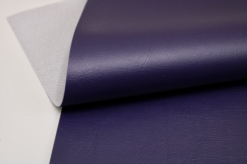 5x12 DEEP PURPLE Synthetic Leather Sheet Smooth Leather Texture Faux Leather Sheets Waterproof Vinyl for Earrings /& Hair Bows