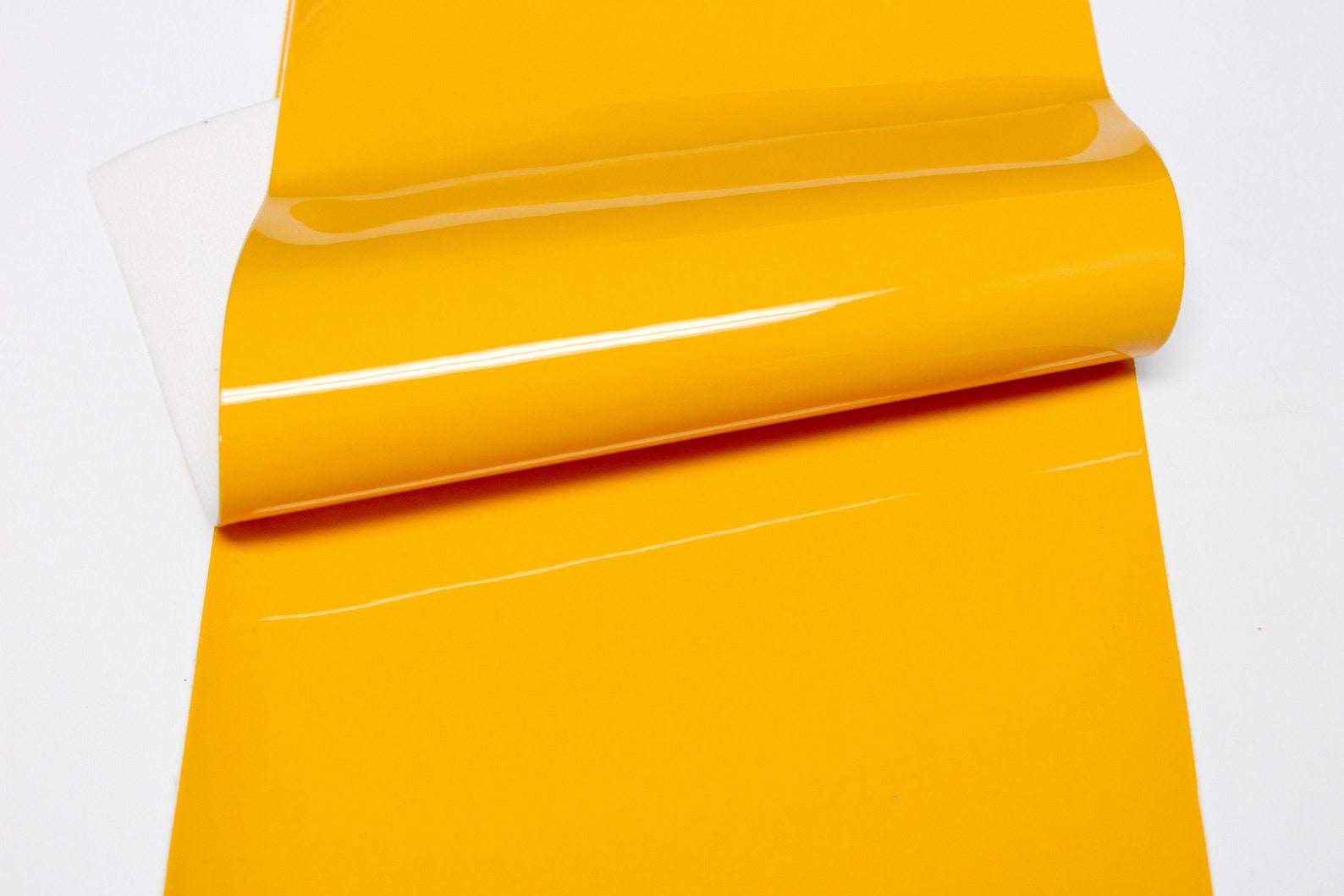 GLOSSY MUSTARD YELLOW Faux Leather Sheets Patent Leather Etsy