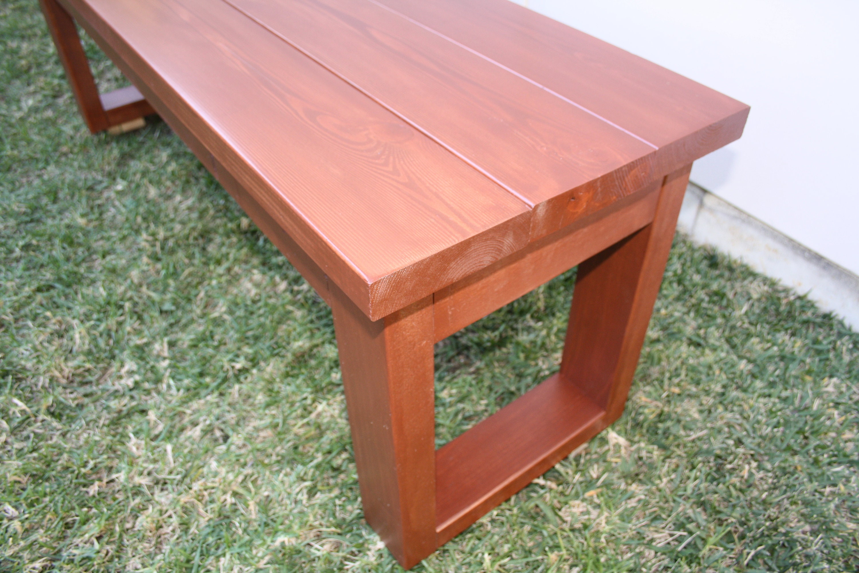 Handmade Garden Bench Seat/rustic Timber Bench Seat/outdoor Etsy