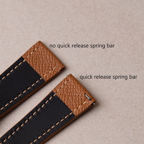 Quick release spring bar