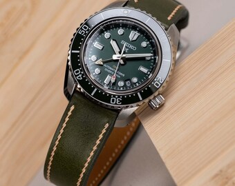 Olijfgroene Minerva-band voor Marinemaster