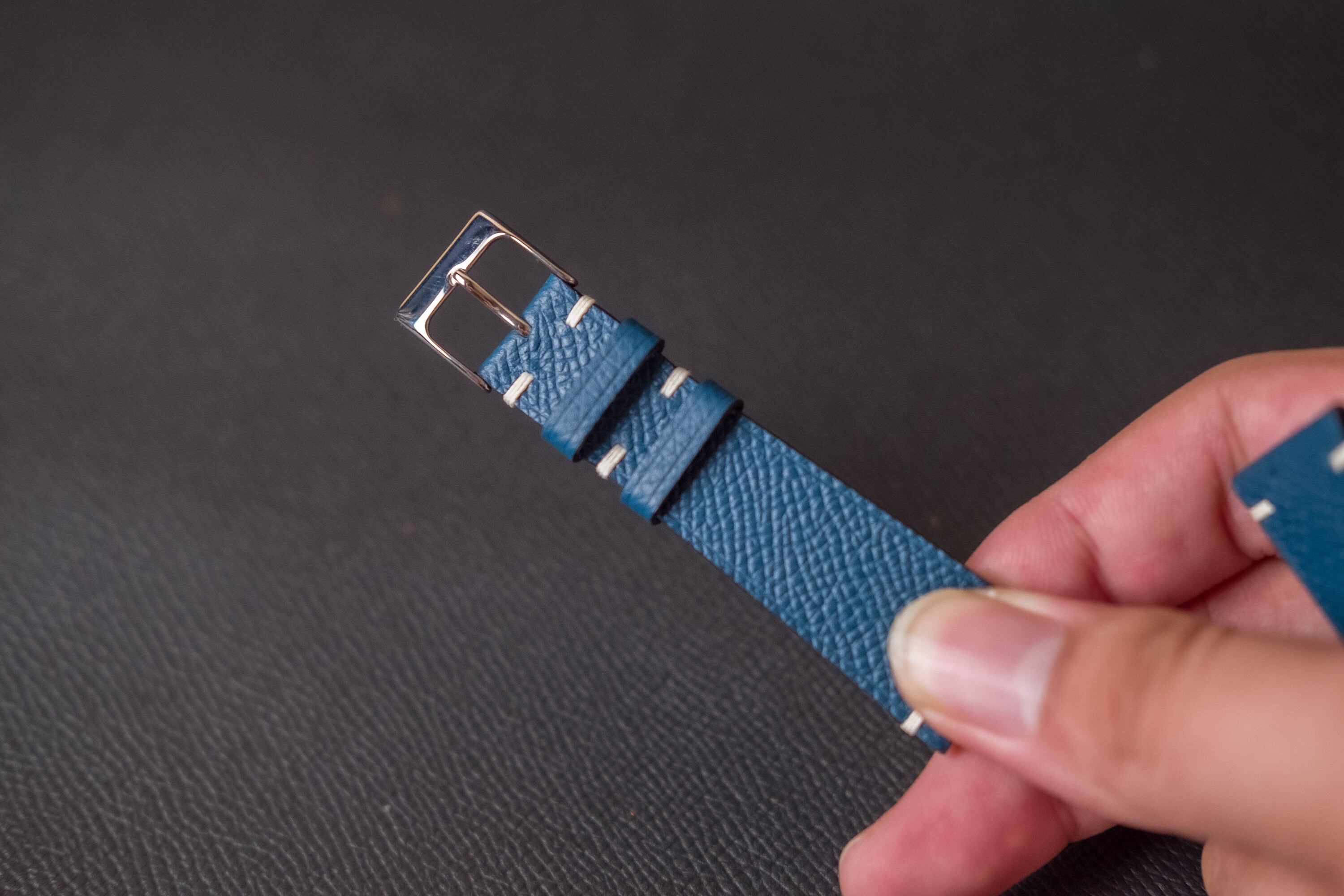 Parisian Blue Watch Strap Handmade Vintage Watch Strap for Etsy