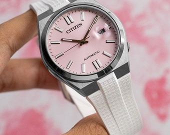 Correa de caucho blanca para Citizen Tsuyosa.