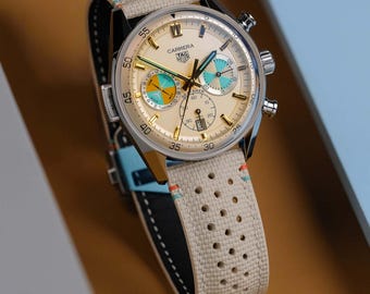 Beige Sailcloth Rally Strap for Tag Seafarer