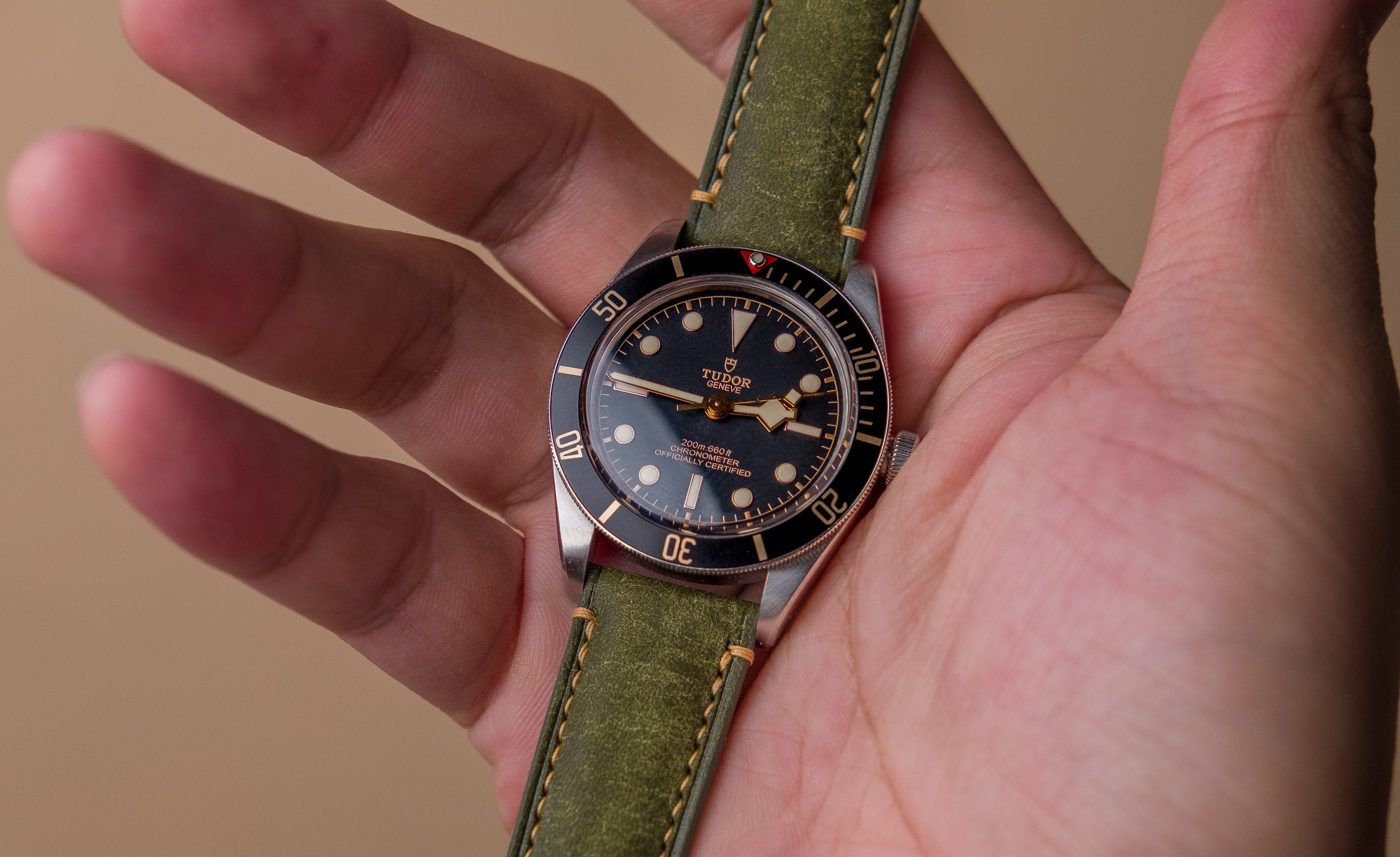 Green Watch Strap Custom Handmade Leather Watch Strap 14mm Etsy Australia