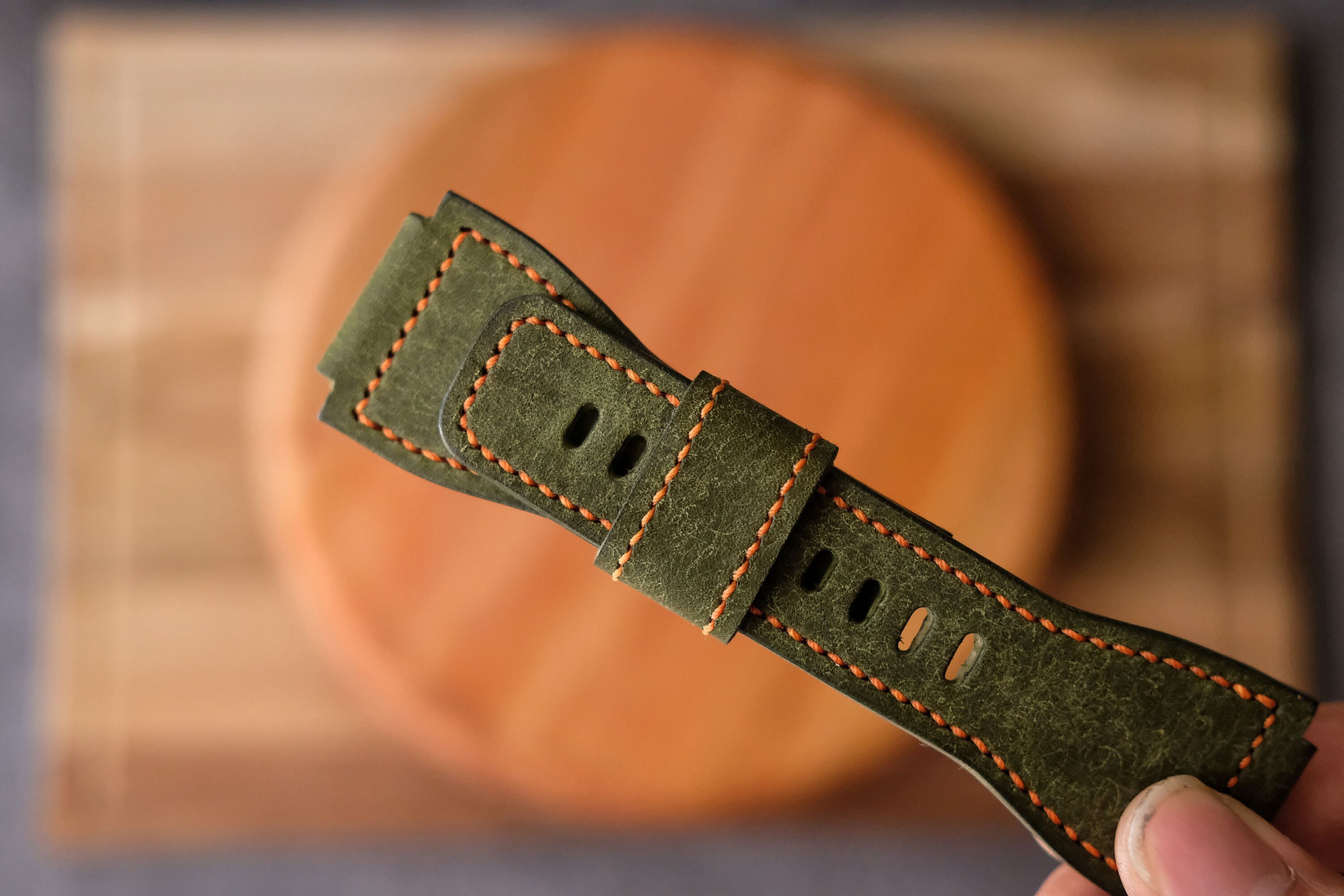 Bell and Ross Watch Strap Bell Ross Olive Green Watch Strap Etsy