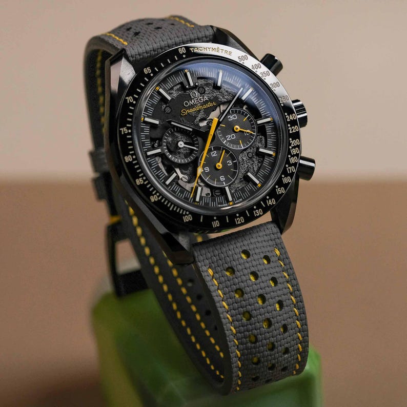 Grey and Yellow Sailcloth Strap image 4
