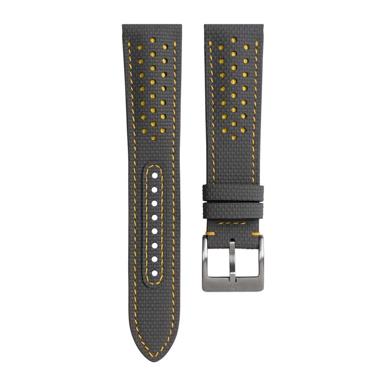 Grey and Yellow Sailcloth Strap image 12