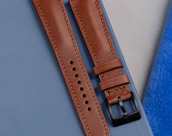 Cartier 別注 カーフストラップ 20/18mm タバコブラウン ムーンウォッチ用チェスナットカーフストラップ 1965年製 - Etsy 日本
