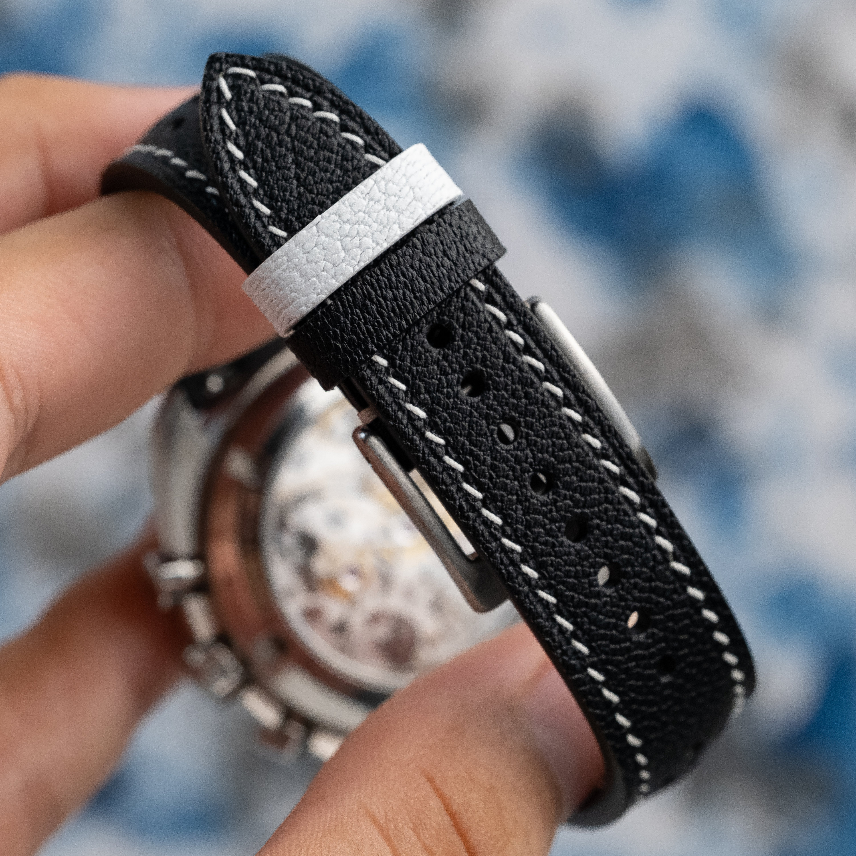 Cinturino Orologio STRAP M SWIP Compatibile W500 W700 E W900 Nero - Foto 6