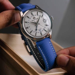 Med Blue Sailcloth Strap