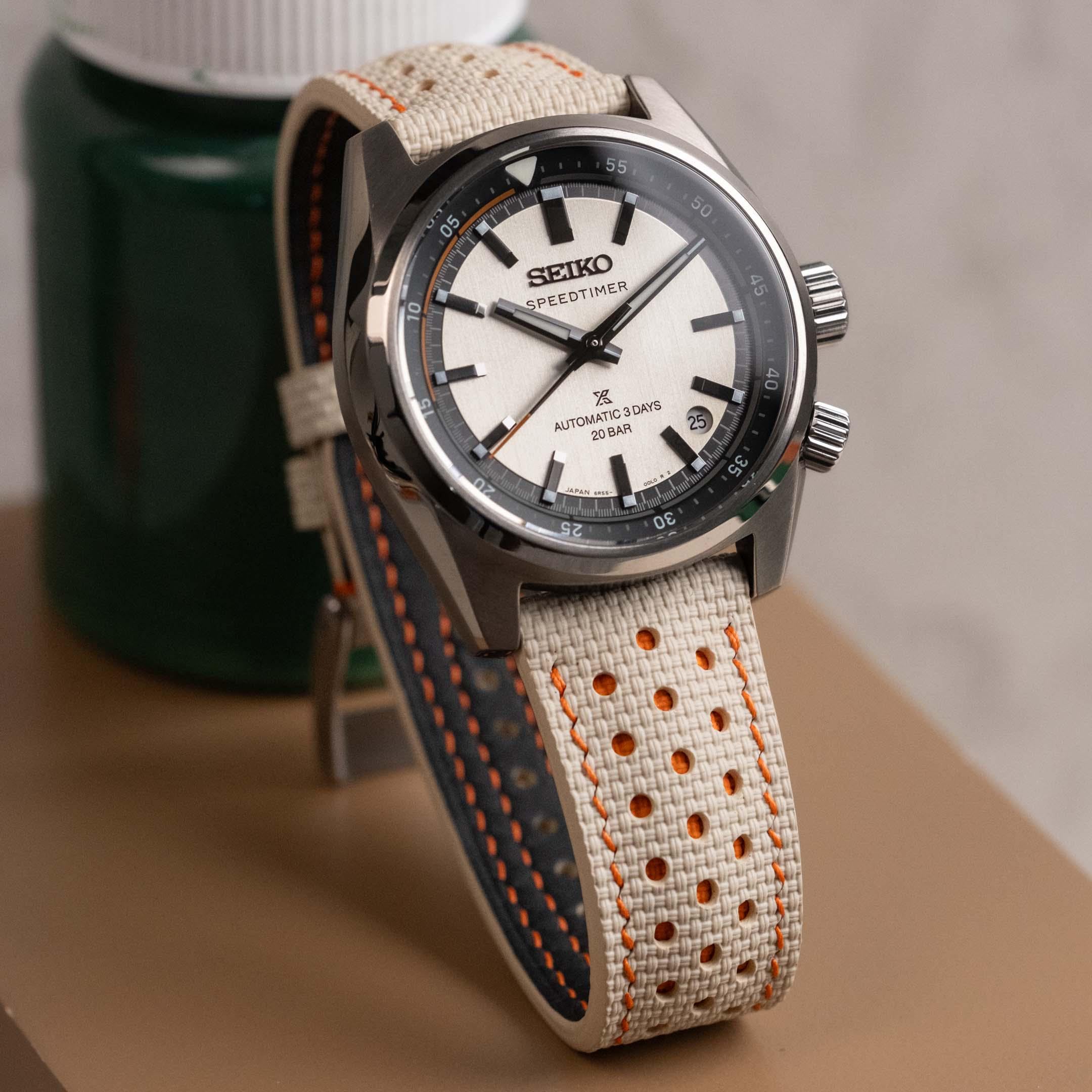 Beige and Orange Sailcloth Rally Strap - Etsy
