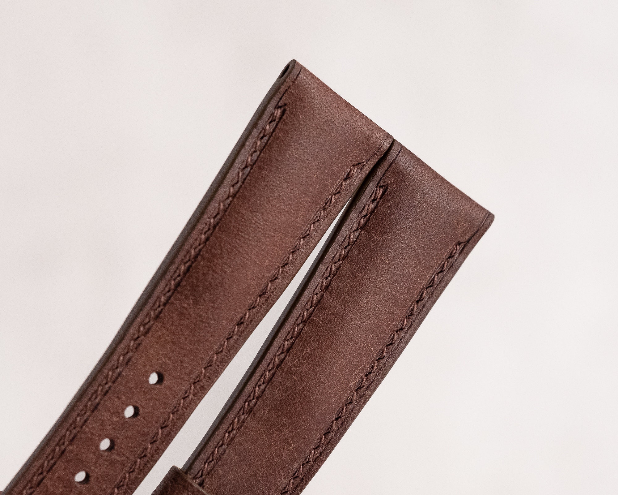 brown leather strap