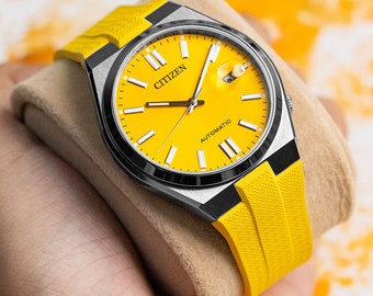 Correa de caucho amarilla para ciudadano tsuyosa.