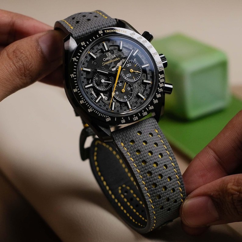 Grey and Yellow Sailcloth Strap image 5
