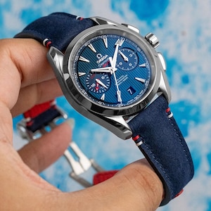 Navy Nubuck Strap