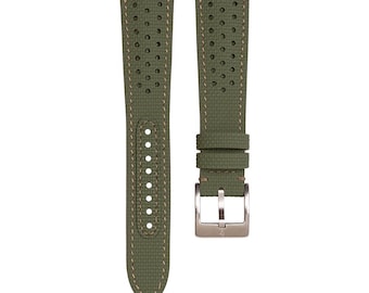 olive green Sailcloth Rally Strap