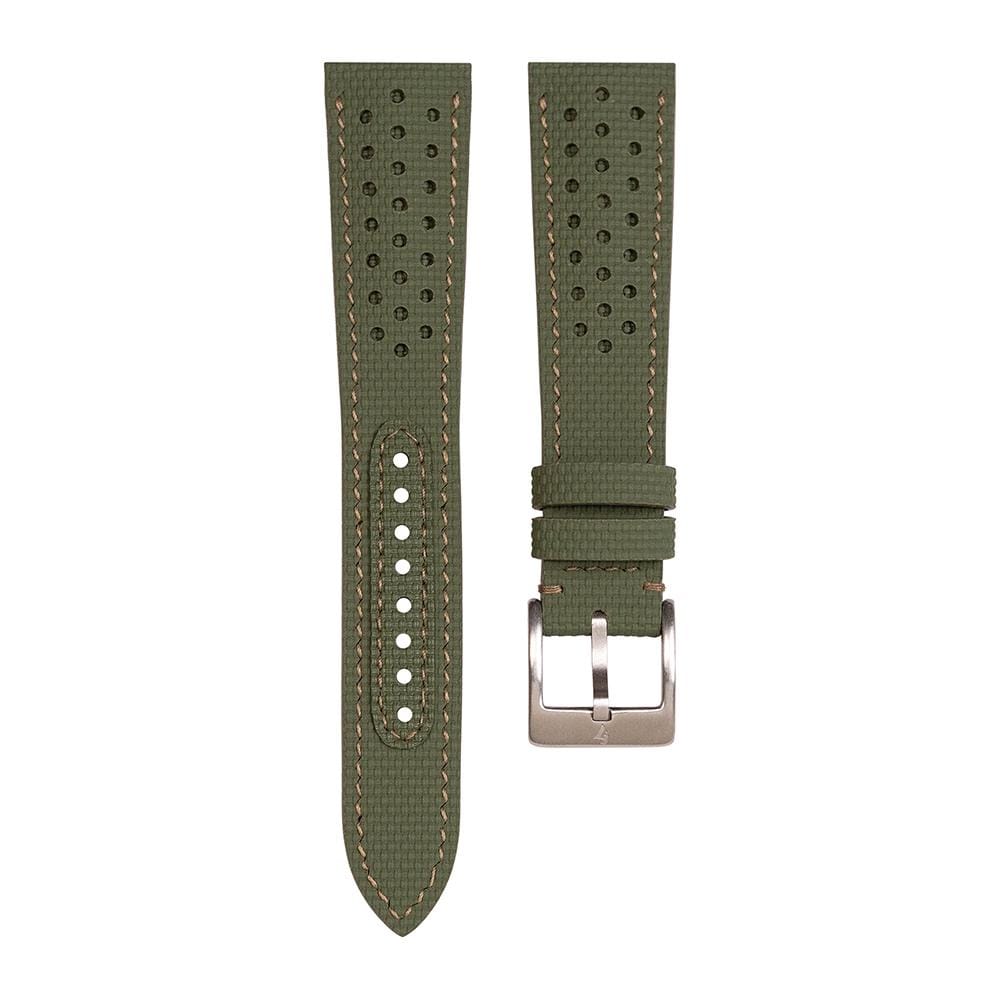 新品　グランドセイコー　純製ストラップバックル付き　オリーブグリーン　22mm オリーブグリーンのセイルクロスラリーストラップ - Etsy 日本