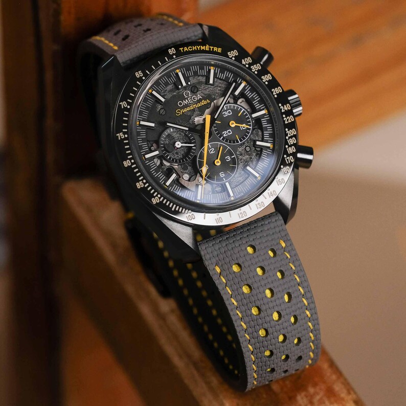 Grey and Yellow Sailcloth Strap image 6