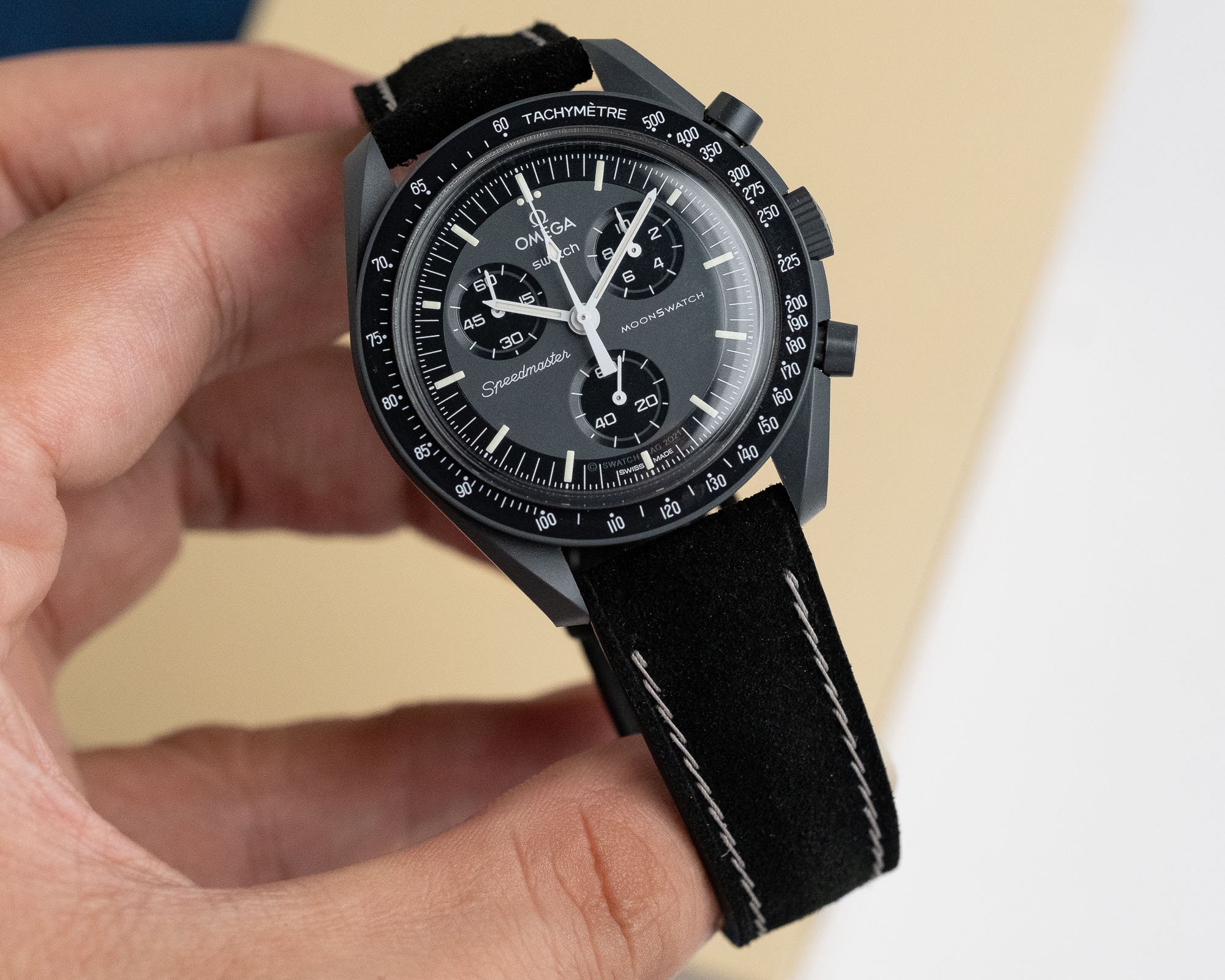 Omega speedmaster suede strap 2025