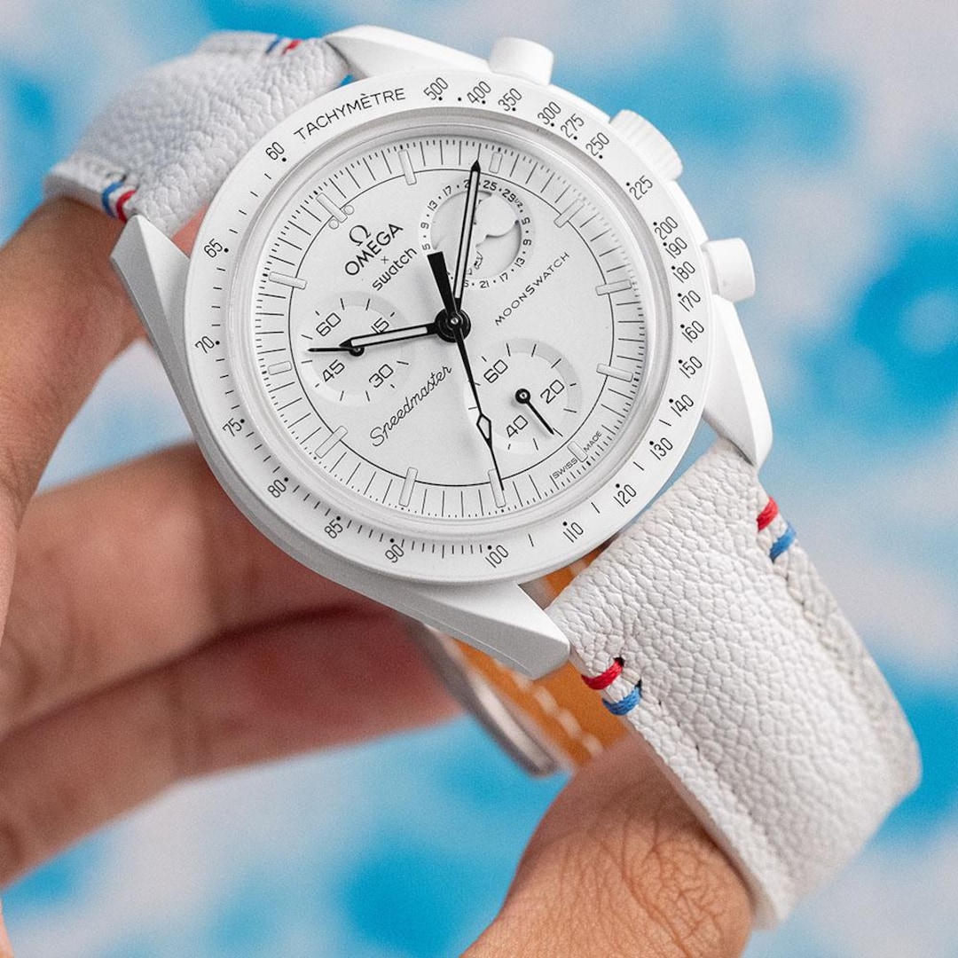 White Sully Strap for Moonswatch Moonphase White - Etsy