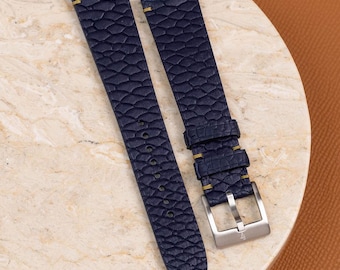 Midnight Blue Beaver Tail Strap