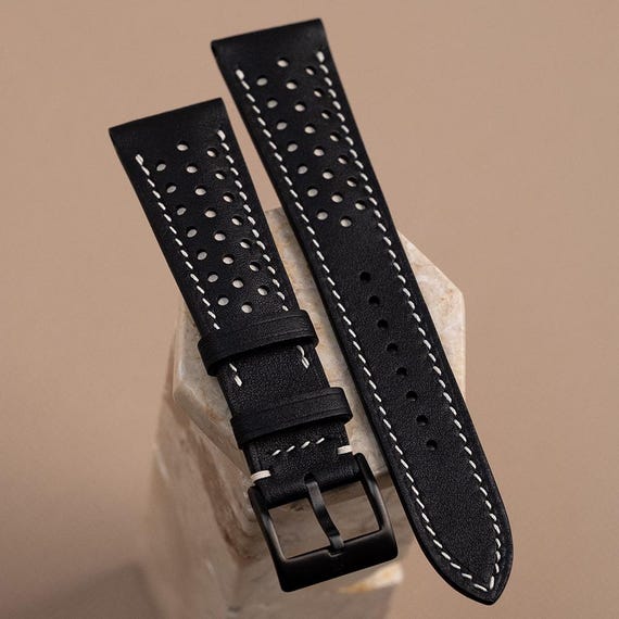 Black White Swift Rally Strap for Blancpain X Swatch - Etsy