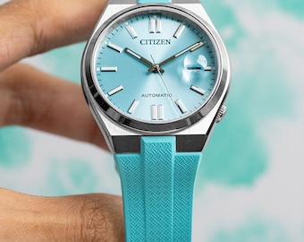 Correa de caucho tiff azul para ciudadano tsuyosa