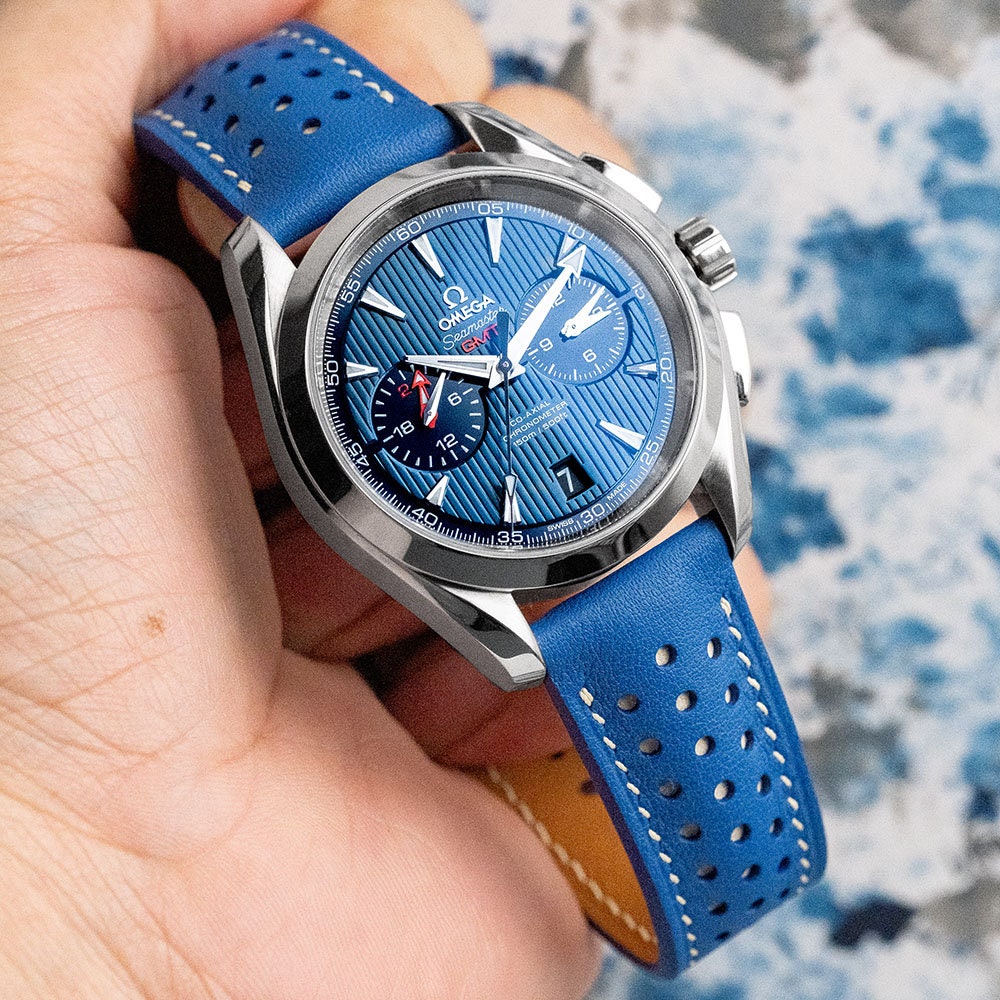 Sierra Blue Swift Strap for Omega - Etsy