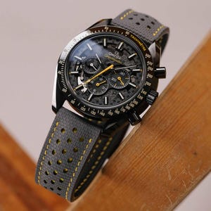 Grey and Yellow Sailcloth Strap image 3