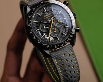 Grey and Yellow Sailcloth Strap