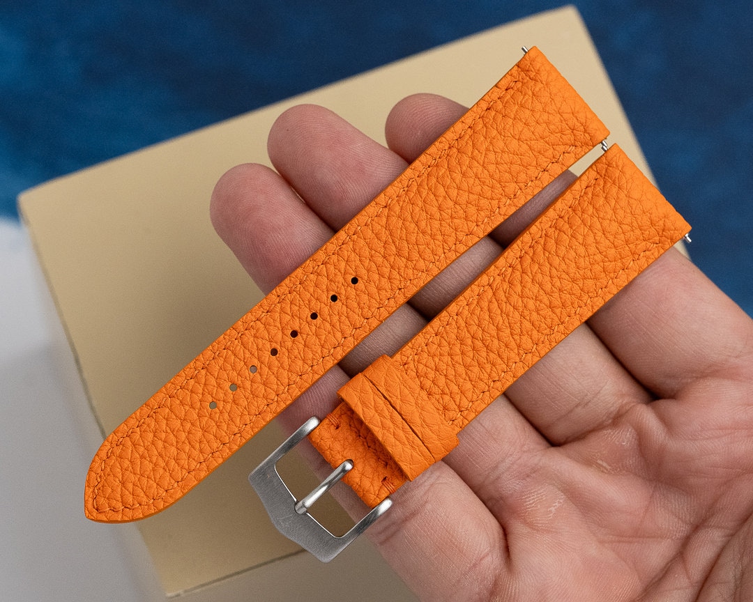 Swatchxブランパン純正ストラップ 試着のみ ブランパン×スウォッチ アークティック用オレンジトゴストラップ