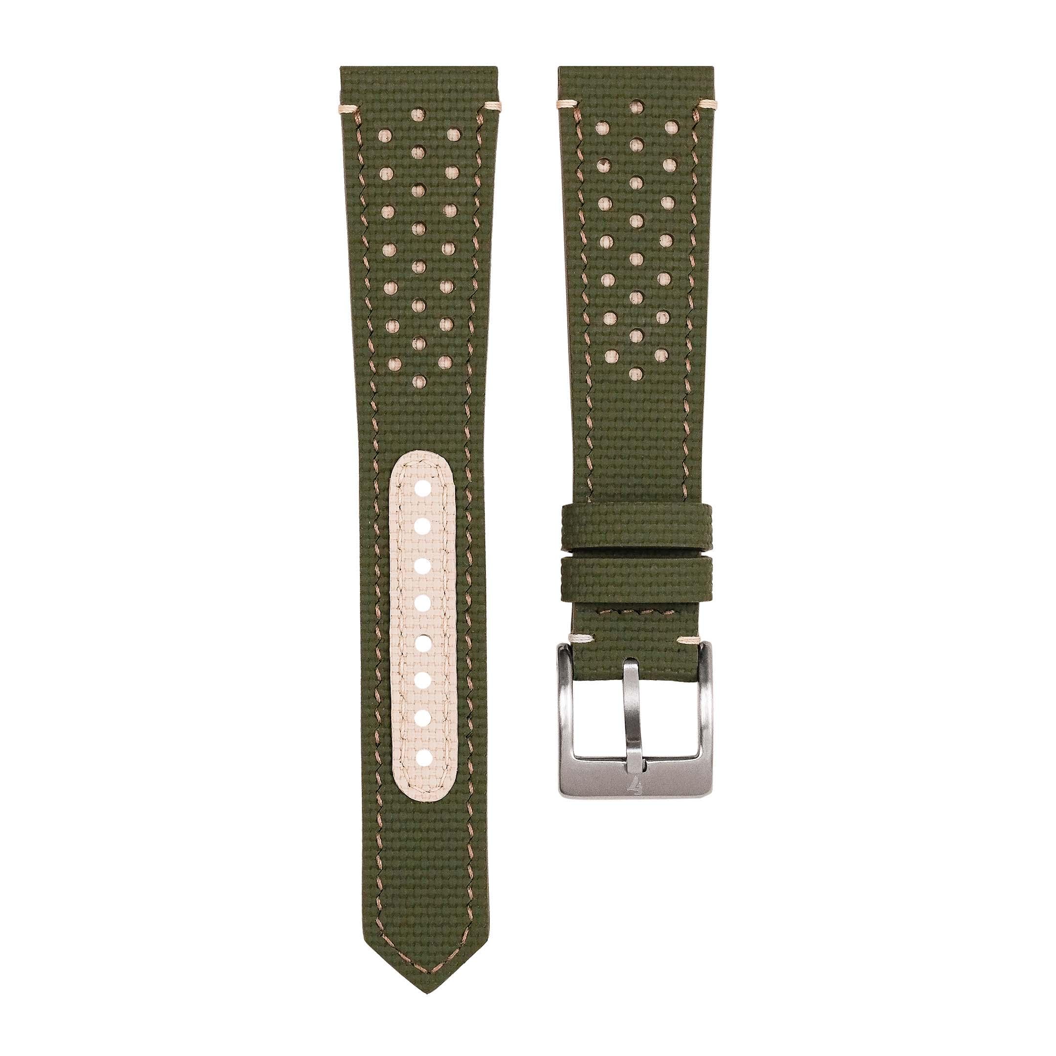 Olive Green Sailcloth Flat Rally Strap - Etsy