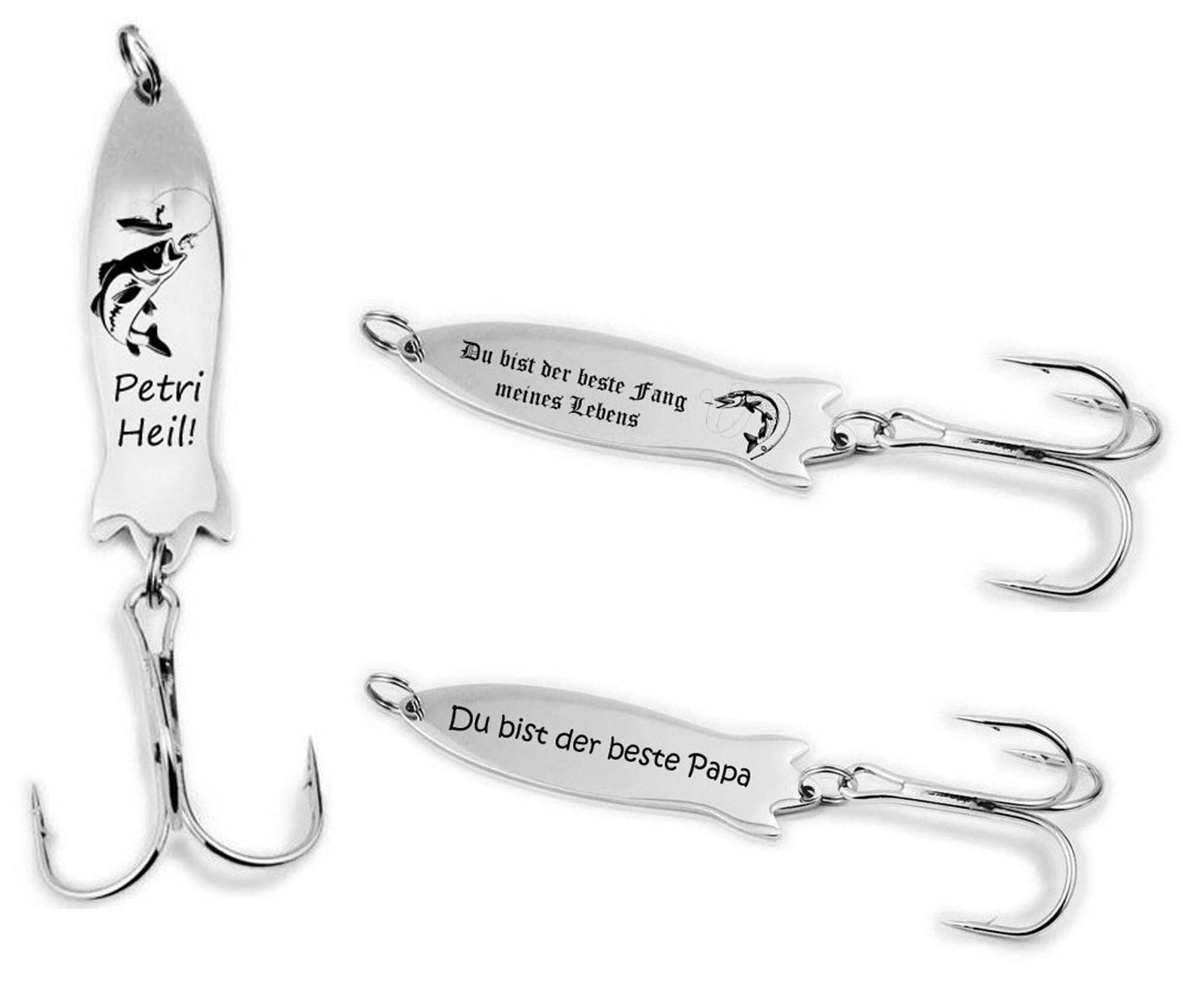 Personalisiertes Angel-Spinner - Gravur Nach Wunsch Für Angler Geschenk