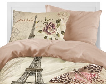 Paris Bedding Etsy