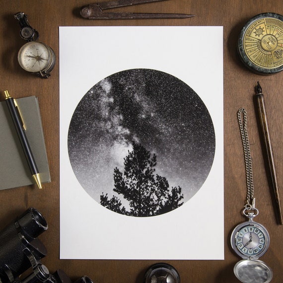 The Celestial Burning Bush Photo Print on A4 Baryta Paper in | Etsy
