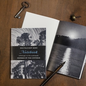 Handgemachtes Notebook, Sternhimmel in der Natur, Ideenbuch, Achtsame Natur Skizzenbuch, Astronomie Tagebuch, Dankbarkeit Journal