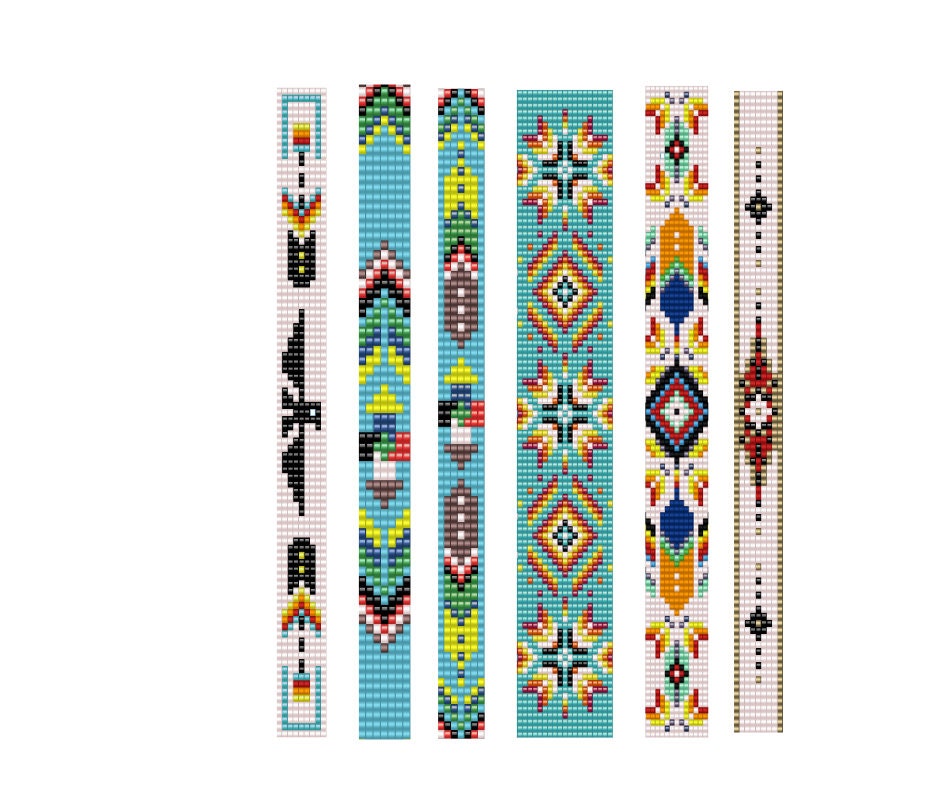 Native american bead loom bracelet patterns sale
