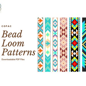 American Native Bead Loom Bracelet Patterns (PDF Download)