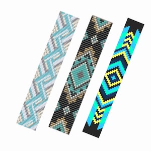 Bead Loom Patterns, American Native Bead Loom Bracelet Patterns, Miyuki Delica Bead Loom Patterns, INSTANT download