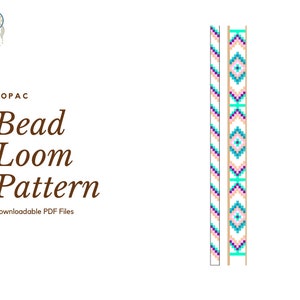 American Native Loom Bracelet Patterns: Delica Bead (PDF Pattern)