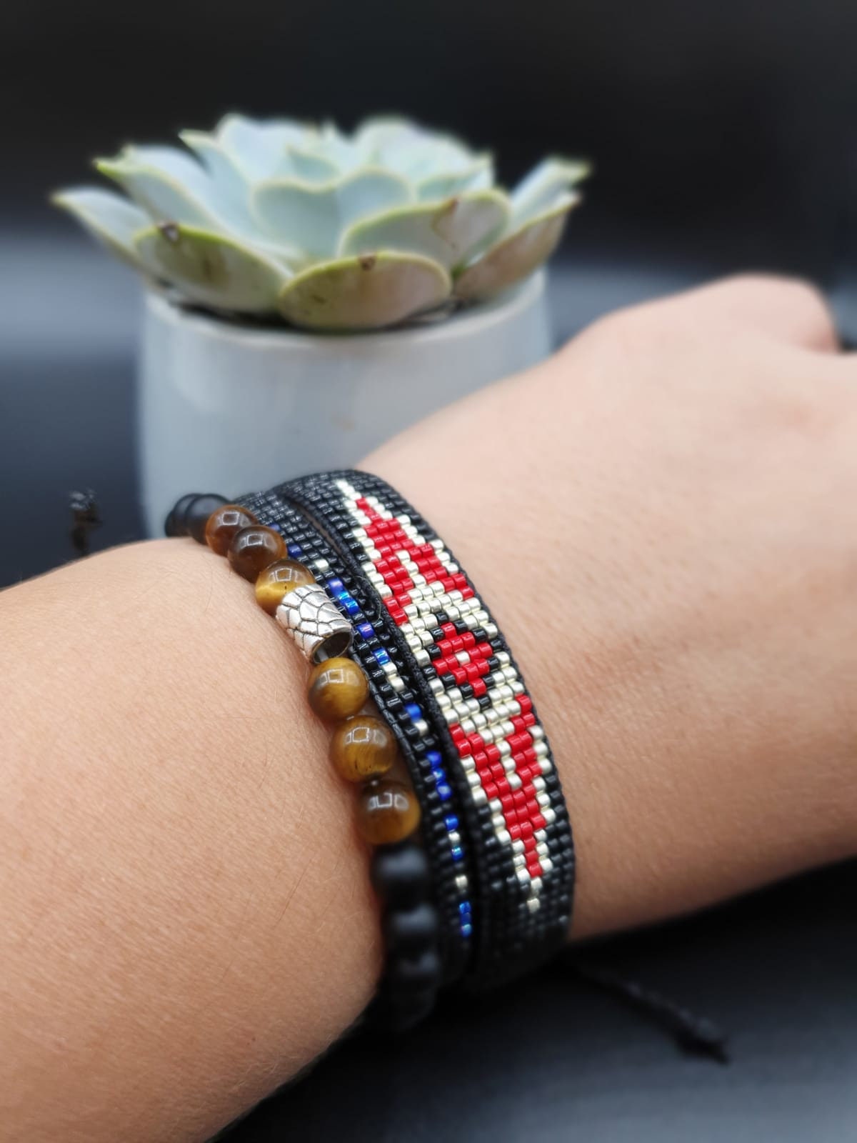 Middle Eastern Indian Style Mixes Colorful Beaded Exaggerated Multilayer  Stretch String Measle Beaded Bracelet - China Woven Bracelet and Beaded  Bracelet price | Made-in-China.com