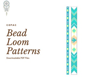 Modelli per braccialetti all'uncinetto dei nativi americani: perline Delica (modello in PDF)