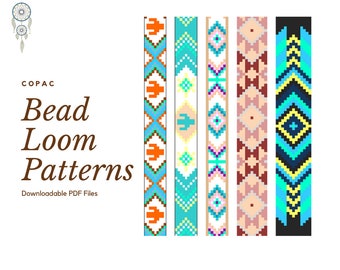 Modelli di braccialetti con perline in stile nativo americano: Delica Miyuki (modello in PDF)