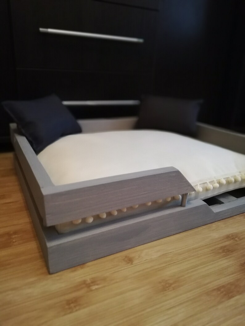 Beautiful Dog Lounger Cozy Place For Puppy House In Wooden Image 0