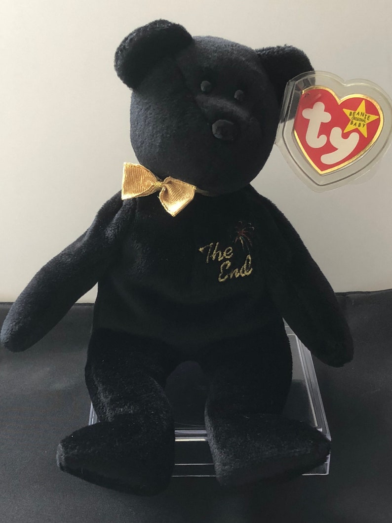Ty Beanie Babies the End Bear 1999 With RARE Tag Errors Mint Condition Etsy